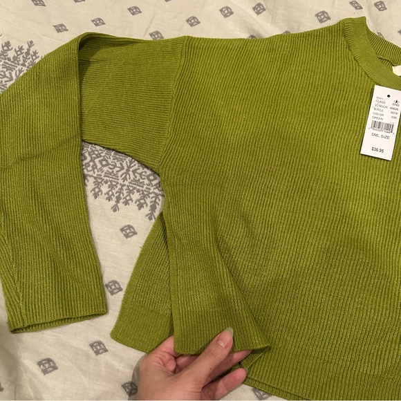 LA Hearts Pacsun Women Green Sweater - Picture 3 of 3